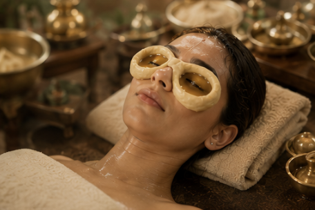 Akshi Tarpan eye nourishment therapy with ghee